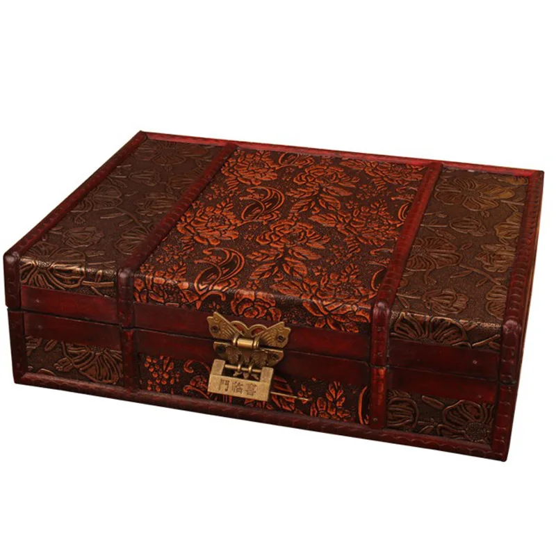Retro Wooden Jewelry Storage Box Antique Storage Wooden Box ID Box with Lock Ornaments Cosmetic Boxes Household Decor Craft Gift
Retro Wooden Jewelry Storage Box Antique Storage Wooden Box ID Box with Lock Ornaments Cosmetic Boxes Household Decor Craft Gift