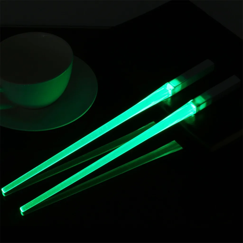 Chopsticks Chinese Natural Japanese Chopsticks Set 1Pair LED Luminous Chopsticks Light Up Durable Lightweight Portable K606
Chopsticks Chinese Natural Japanese Chopsticks Set 1Pair LED Luminous Chopsticks Light Up Durable Lightweight Portable K606