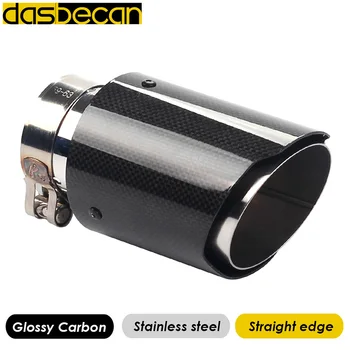 Dasbecan Universal Rear Exhaust Pipe Straight Edge Glossy Black 3k Carbon Tail Muffler End Tips Car Modification Parts No Logo
Dasbecan Universal Rear Exhaust Pipe Straight Edge Glossy Black 3k Carbon Tail Muffler End Tips Car Modification Parts No Logo