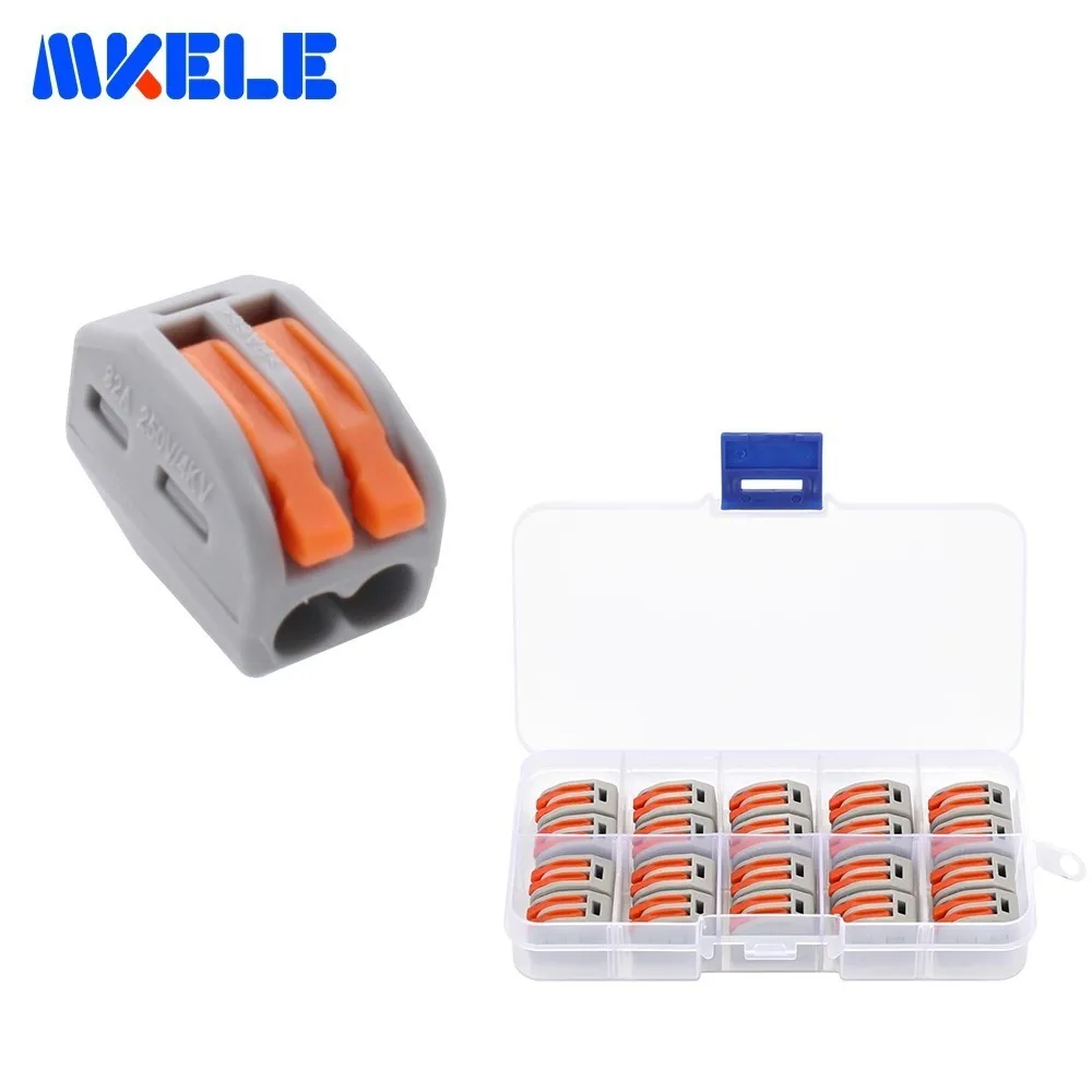 20pcs/box 2P Cable Connectors Wire Connector 222-412 Mini Wire Connector Conductors Terminal Block China Electronics Market
20pcs/box 2P Cable Connectors Wire Connector 222-412 Mini Wire Connector Conductors Terminal Block China Electronics Market
