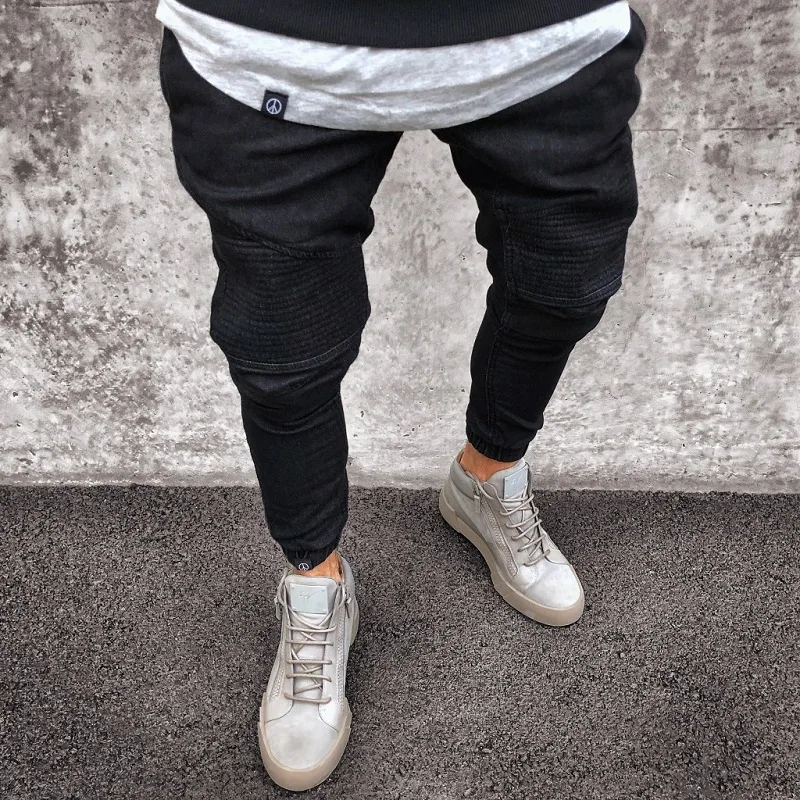 2019 New Fashion Men's Spliced Skinny Biker Jeans Destroyed Frayed Slim Fit Denim Hot Sale Male Streetwear Design Pants
2019 New Fashion Men's Spliced Skinny Biker Jeans Destroyed Frayed Slim Fit Denim Hot Sale Male Streetwear Design Pants
