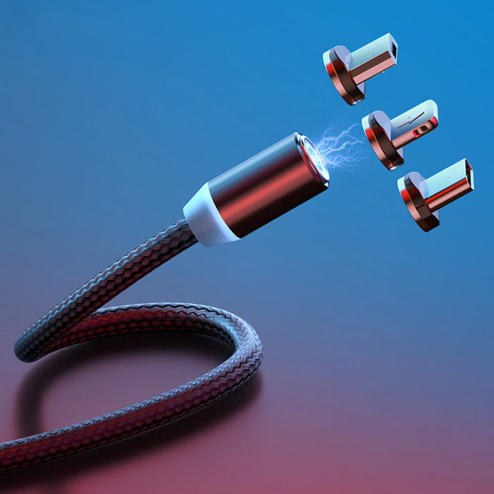 Magnetic USB Cables for iphone Samsung LED mobile phone Cables Magnet Quick Charger USB Type C Microusb Wire Fast Charging 1m 2m
Magnetic USB Cables for iphone Samsung LED mobile phone Cables Magnet Quick Charger USB Type C Microusb Wire Fast Charging 1m 2m