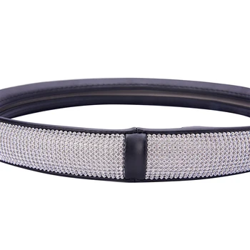 Pu Steering Wheel Cover 15\\'\\' Black PU Girls Car Glitter Truck Diamond Leather Skidproof Ladies Women Universal
Pu Steering Wheel Cover 15\\'\\' Black PU Girls Car Glitter Truck Diamond Leather Skidproof Ladies Women Universal