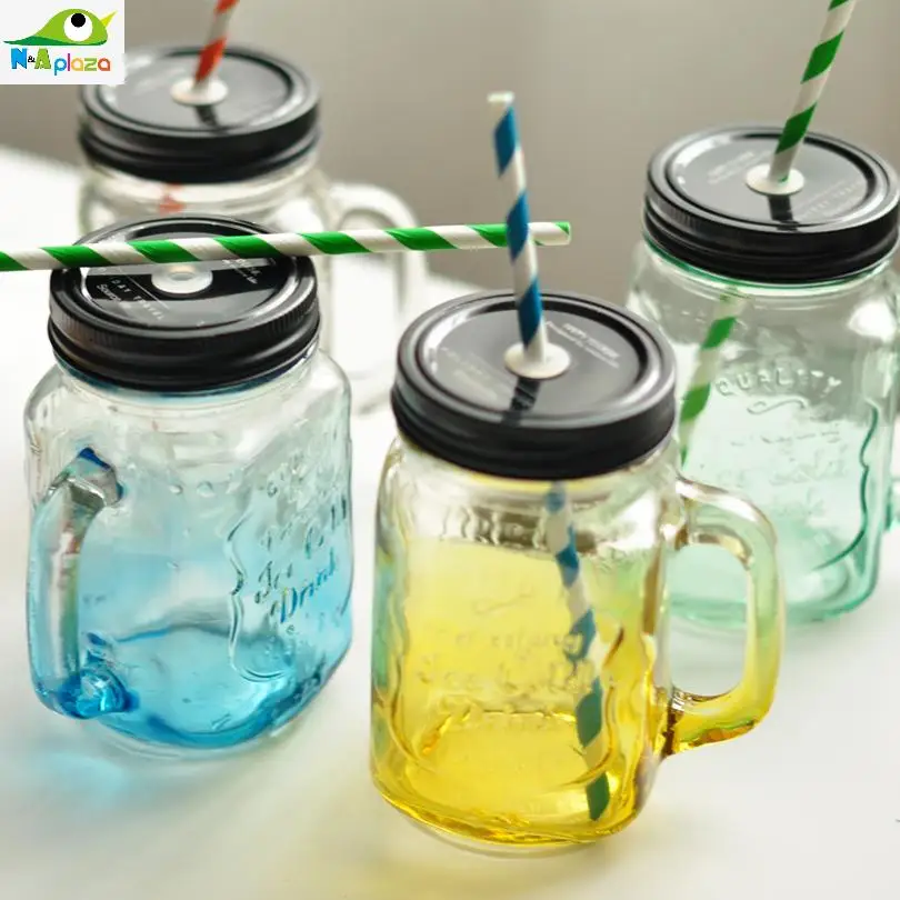 Vintage Glass Mason Jar Cup Fruit Icecream Infusion Clear Gradients Personality Four Style Cold Drink Cups
Vintage Glass Mason Jar Cup Fruit Icecream Infusion Clear Gradients Personality Four Style Cold Drink Cups