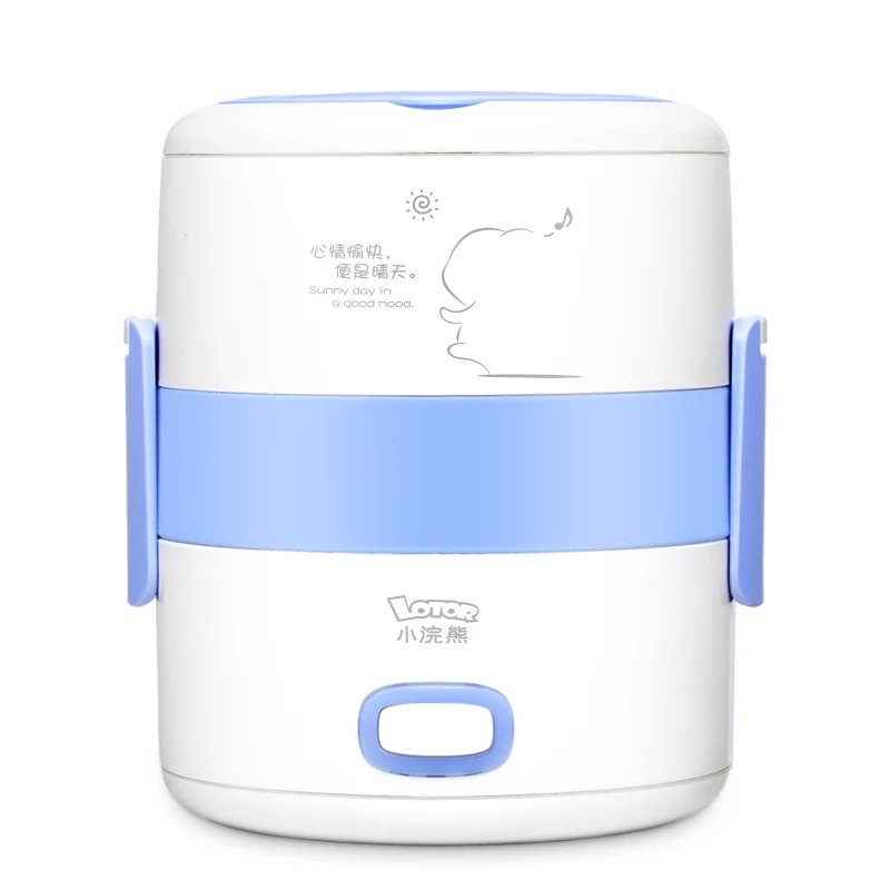 New Portable 1.6L Electric Lunch Box Automatic Insulation Heating Food Container Double Layer Mini Hot Steamed Rice Cooker 
New Portable 1.6L Electric Lunch Box Automatic Insulation Heating Food Container Double Layer Mini Hot Steamed Rice Cooker