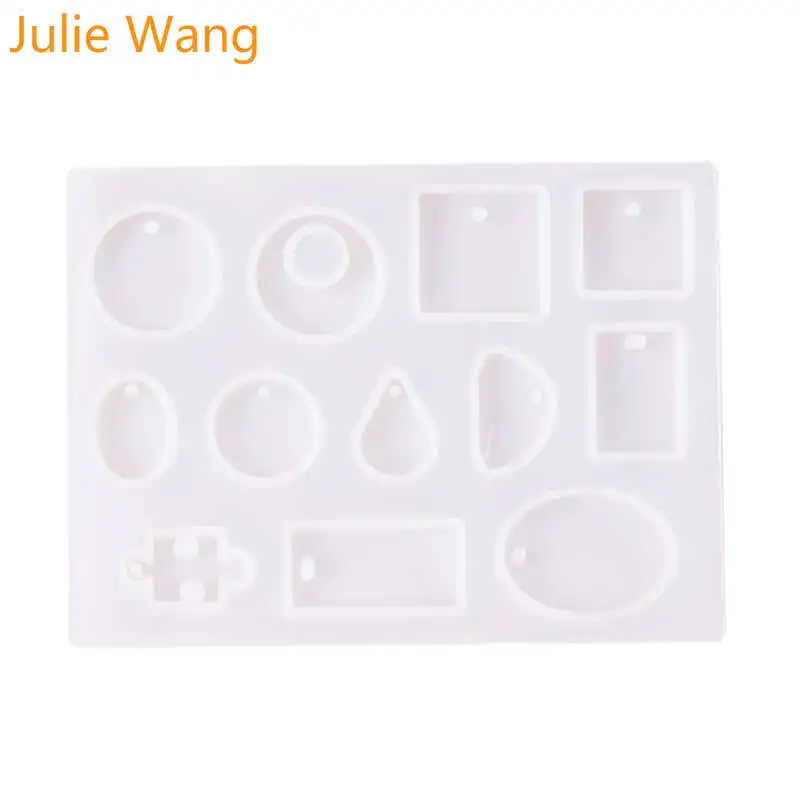 Julie Wang Transparent Silicone Resin Cabochon Molds Set DIY Resin Epoxy Casting Geometric Shape Mould Jewelry Making Tool
Julie Wang Transparent Silicone Resin Cabochon Molds Set DIY Resin Epoxy Casting Geometric Shape Mould Jewelry Making Tool