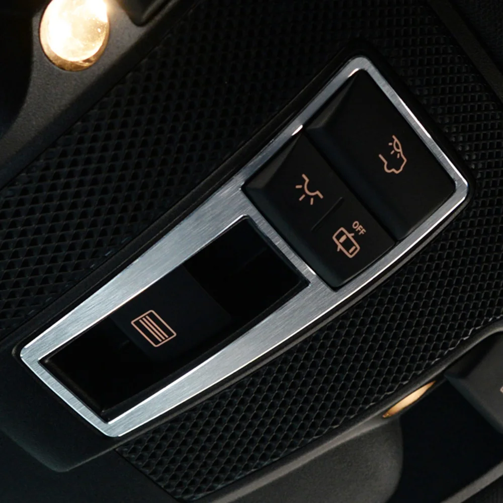 Aluminum-Alloy-Interior-Reading-Light-Cover-Trim-Stickers-For-Mercedes-Benz-CLA-GLA-A-B-Class (1)