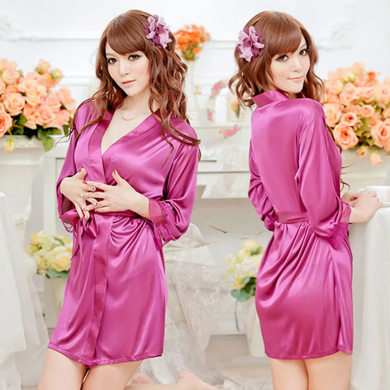 2019 Plus Size Women Sexy Satin Night Robe Lace Bathrobe Perfect Wedding Bride Bridesmaid Robes Dressing Gown For Women Robe
2019 Plus Size Women Sexy Satin Night Robe Lace Bathrobe Perfect Wedding Bride Bridesmaid Robes Dressing Gown For Women Robe