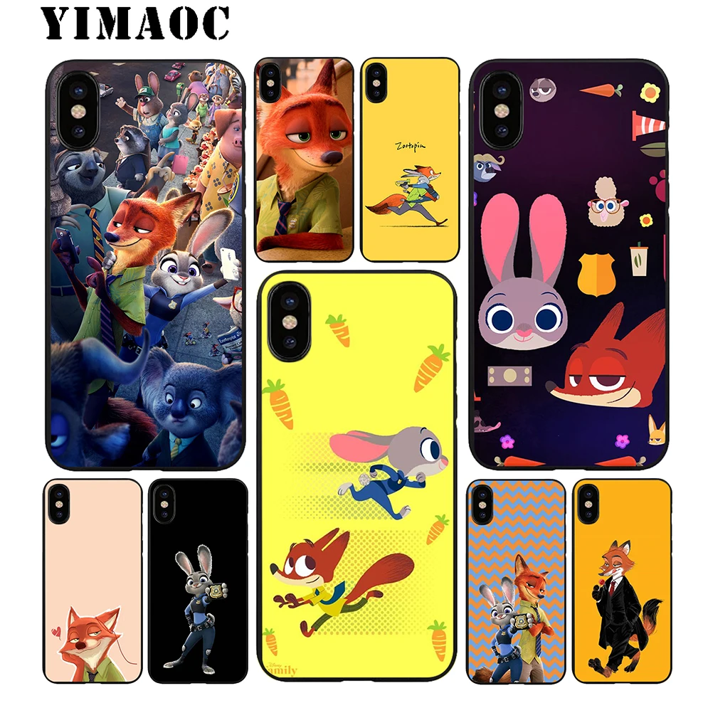 YIMAOC Zootopia Movie Soft TPU Black Silicone Case for iPhone X or 10 8 7 6 6S Plus 5 5S SE Xr Xs Max
YIMAOC Zootopia Movie Soft TPU Black Silicone Case for iPhone X or 10 8 7 6 6S Plus 5 5S SE Xr Xs Max