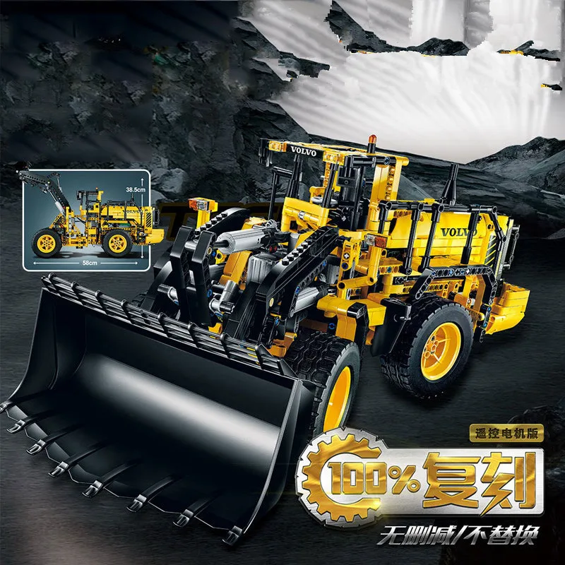 the 1636pcs 2in1 Techinic Remote Controlled Volvo L350F Wheel Loader 20006 DIY Model Building Blocks Toy Bricks
the 1636pcs 2in1 Techinic Remote Controlled Volvo L350F Wheel Loader 20006 DIY Model Building Blocks Toy Bricks