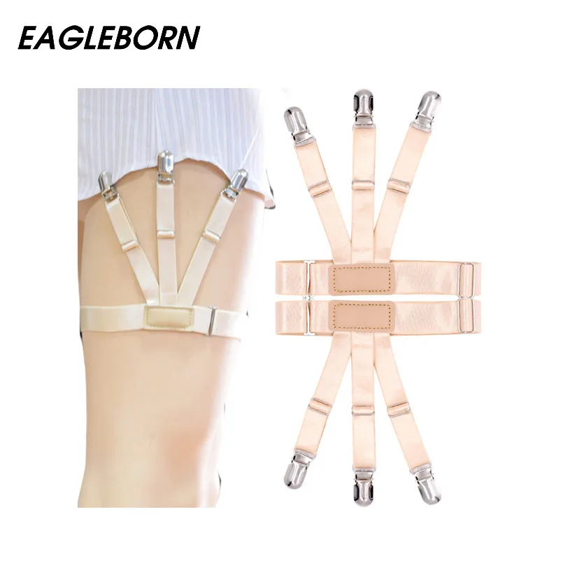2pcs Mens Shirt Stays Garters Elastic Nylon Adjustable slip sexy Shirt Holders Crease-Resistance Belt Stirrup Style Suspenders
2pcs Mens Shirt Stays Garters Elastic Nylon Adjustable slip sexy Shirt Holders Crease-Resistance Belt Stirrup Style Suspenders