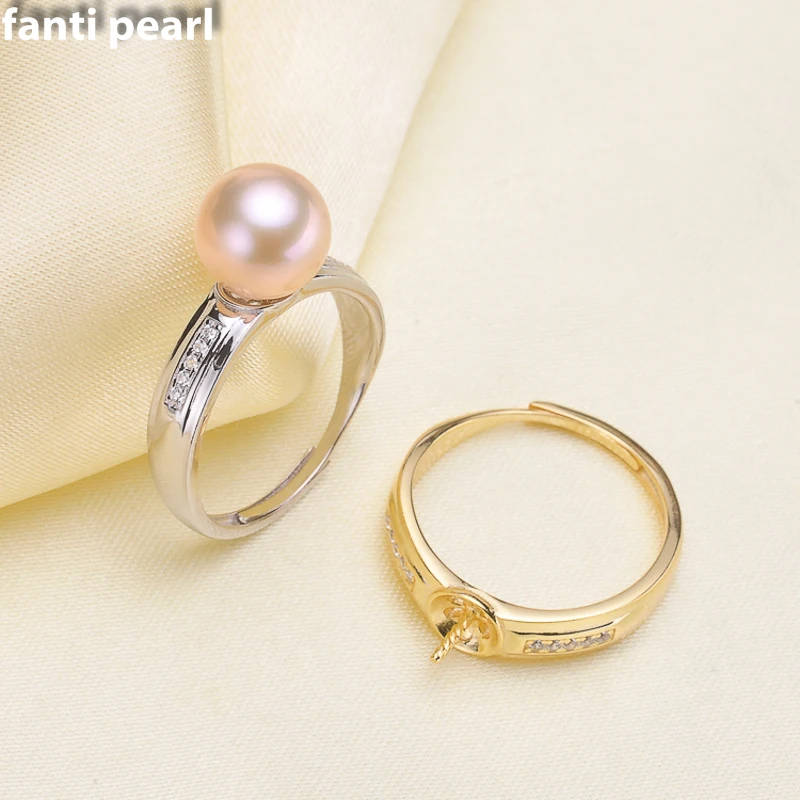 DIY Pearl Ring 925 silver Accessories Natural freshwater Pearl rings s925 Sterling Silver ring simple style 9-11mm ring
DIY Pearl Ring 925 silver Accessories Natural freshwater Pearl rings s925 Sterling Silver ring simple style 9-11mm ring