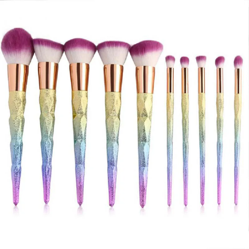 AiceBeu HOT Colorful Diamond Makeup Brushes Set 10pcs Pro Purple Hair Cosmetics Foundation Powder Eyshadow Contour Brushes
AiceBeu HOT Colorful Diamond Makeup Brushes Set 10pcs Pro Purple Hair Cosmetics Foundation Powder Eyshadow Contour Brushes