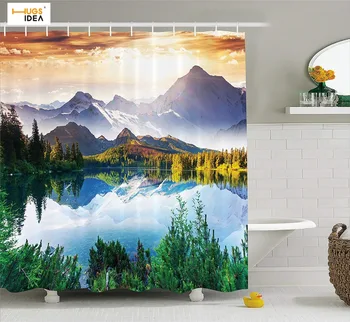 HUGSIDEA Art Creative Shower Curtain 3D Scenic Design Waterproof Fabric Bath Curtain Bathroom Accessories with 12 Hooks Custom
HUGSIDEA Art Creative Shower Curtain 3D Scenic Design Waterproof Fabric Bath Curtain Bathroom Accessories with 12 Hooks Custom