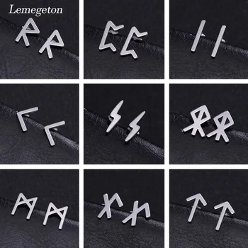 Lemegeton Fashion Letter Earrings Viking Runes Stud Earrings Stainless Steel Earrings Jewelry brincos
Lemegeton Fashion Letter Earrings Viking Runes Stud Earrings Stainless Steel Earrings Jewelry brincos