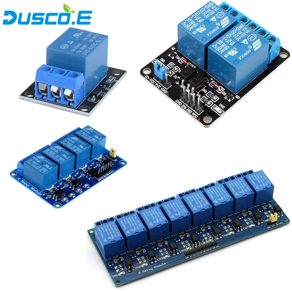 1Pcs 1 2 4 8 Channel 5V Relay Module with optocoupler, Relay Output 1 2 4 8 Way Relay Module For Arduino DIY Kit Raspberry Pi 3
1Pcs 1 2 4 8 Channel 5V Relay Module with optocoupler, Relay Output 1 2 4 8 Way Relay Module For Arduino DIY Kit Raspberry Pi 3