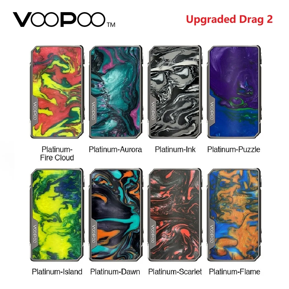 NEW Original VOOPOO Drag 2 Platinum 177W TC Box MOD E-cig Mods with GENE.FIT Chip Power by 18650 Battery Vs Drag Nano / Luxe Mod
NEW Original VOOPOO Drag 2 Platinum 177W TC Box MOD E-cig Mods with GENE.FIT Chip Power by 18650 Battery Vs Drag Nano / Luxe Mod