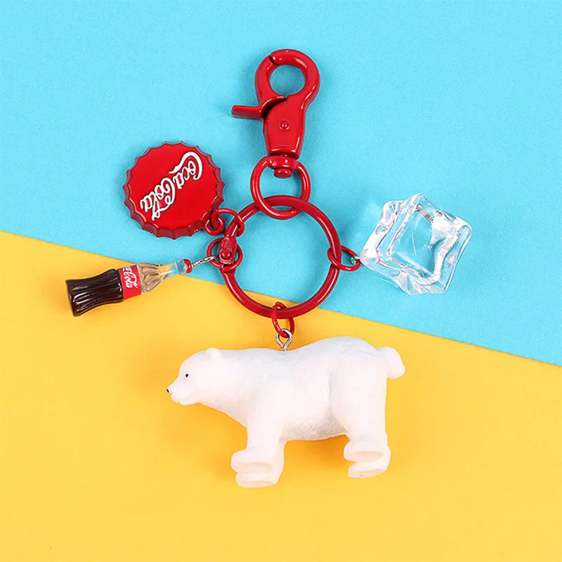 2019 New Cartoon Polar Bear Ice Cube Keychain Cute Animals Keyring for Women Men Car Bag Key Chains Jewelry Gifts
2019 New Cartoon Polar Bear Ice Cube Keychain Cute Animals Keyring for Women Men Car Bag Key Chains Jewelry Gifts