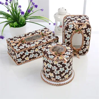 3 Pcs/Set Fashion Household Tissue Box European-style Garden Storage Box Lace Romantic Car Napkin Paper Case Sitting Room Cloth
3 Pcs/Set Fashion Household Tissue Box European-style Garden Storage Box Lace Romantic Car Napkin Paper Case Sitting Room Cloth