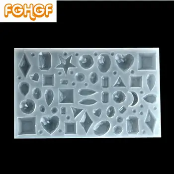 Diamond Cabochons Making Jewelry Pendant Silicone Mold UV Resin Beads DIY Accessories Mini Crystal Charms Geometric Mould Craft
Diamond Cabochons Making Jewelry Pendant Silicone Mold UV Resin Beads DIY Accessories Mini Crystal Charms Geometric Mould Craft