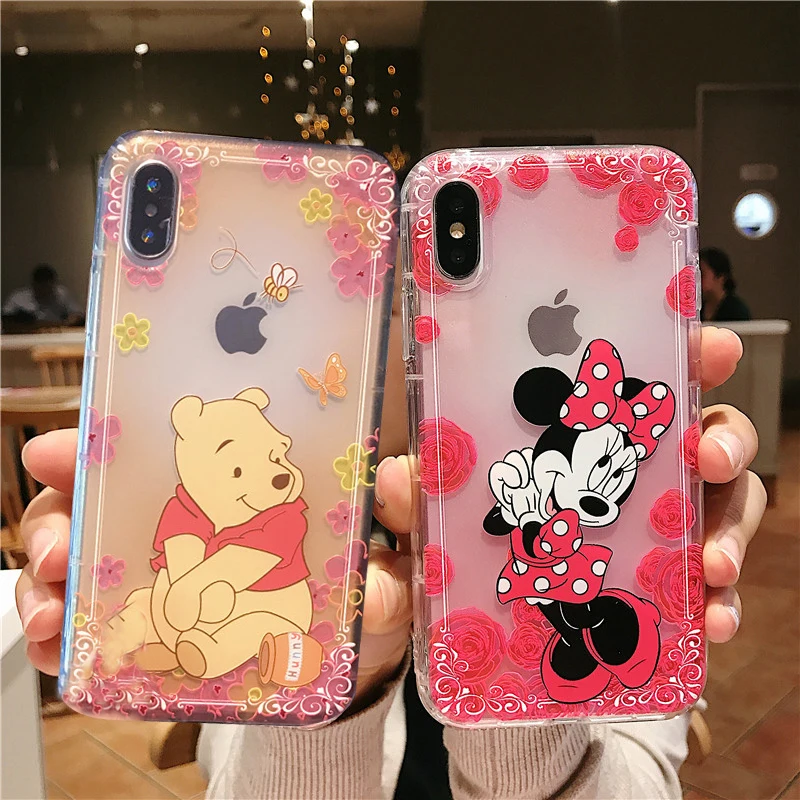 Flower Anime Stitch Winnie Pooh Clear Soft TPU Silicone Cover Case For iPhone XS Max XR X 6 6S 7 8 Plus
Flower Anime Stitch Winnie Pooh Clear Soft TPU Silicone Cover Case For iPhone XS Max XR X 6 6S 7 8 Plus