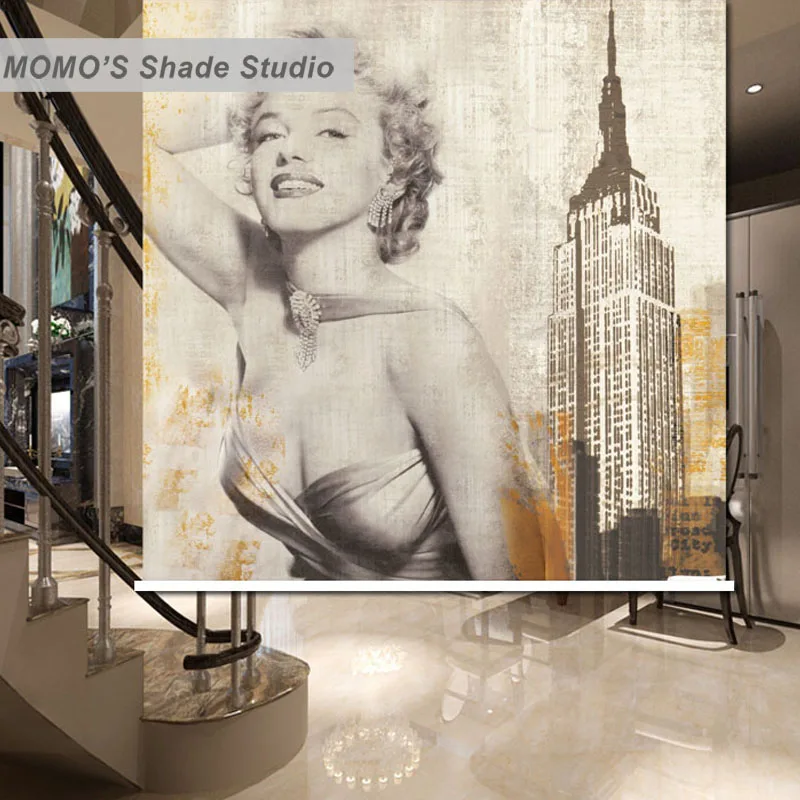 Термоизолированная Затемняющая ткань MOMO на заказ занавески окна Monroe жалюзи с