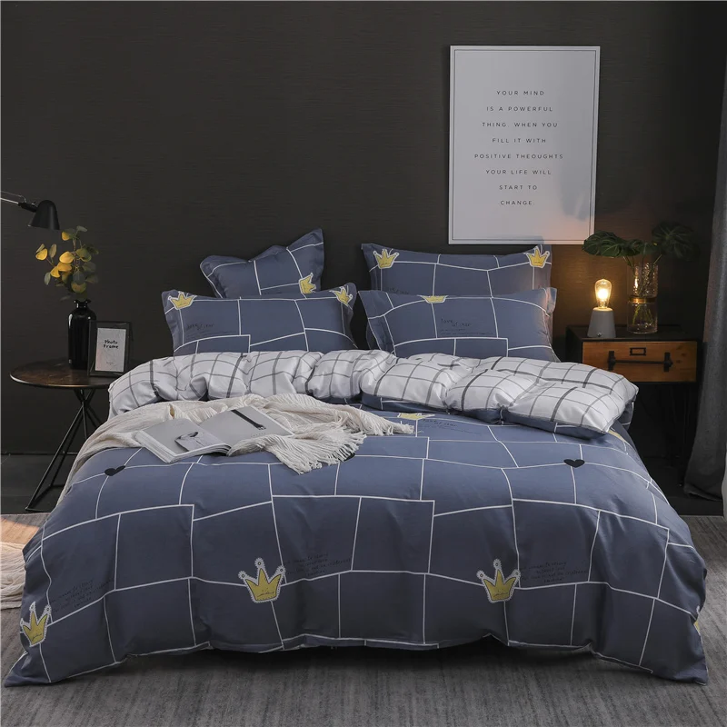 Luxury Bedding Set Double Sided Design Cotton Bed Linen Twin Queen Size Duvet Cover Set Princekin Bed Sheet 3styles
Luxury Bedding Set Double Sided Design Cotton Bed Linen Twin Queen Size Duvet Cover Set Princekin Bed Sheet 3styles