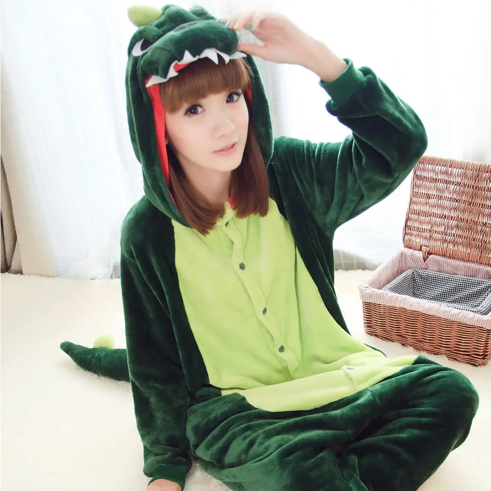 

Zhoufei pajamaWinter Flannel Cartoon Cosplay Animal Funny Pajamas Adults Pajama Suit Women's Sleepwear Women's Onesie