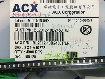 100% New and original BL2012-10B2450T/LF 2.4-2.5GHZ ACX patch barron filter transformer
100% New and original BL2012-10B2450T/LF 2.4-2.5GHZ ACX patch barron filter transformer