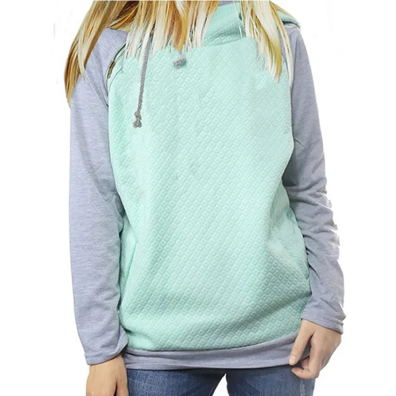 2018 New Fahsion Hoodies for Women Zipper Decoration Long Sleeve Hoodies Green Plus Size 3XL Tops Spring Autumn Sweatshirts
2018 New Fahsion Hoodies for Women Zipper Decoration Long Sleeve Hoodies Green Plus Size 3XL Tops Spring Autumn Sweatshirts