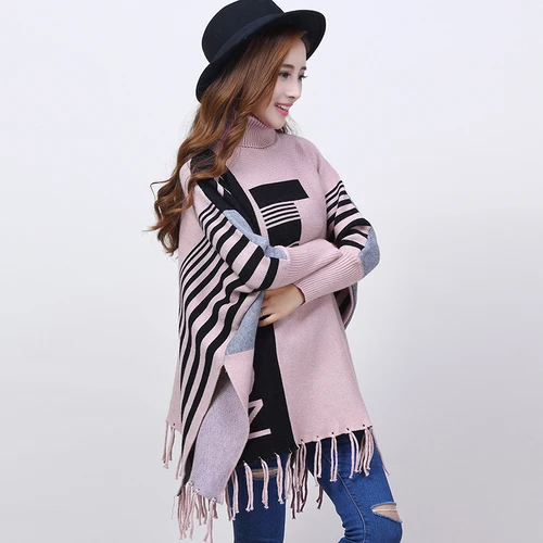 Fashion Autumn Winter Women shawls New Arrival 2019 Female Poncho Loose shawl jackets Girls Long Sleeve Knitted Ponchos
Fashion Autumn Winter Women shawls New Arrival 2019 Female Poncho Loose shawl jackets Girls Long Sleeve Knitted Ponchos