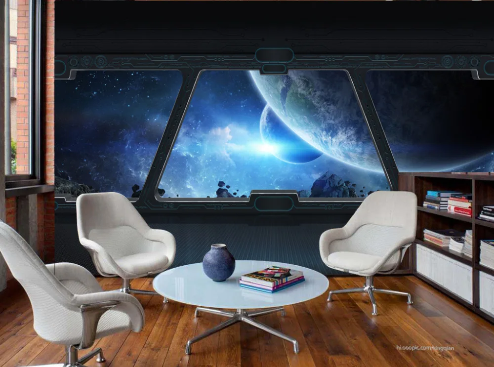 Waterproof Self-adhesive Wall Stickers TV Backdrop Wall Mural Hotel Living Room Wallpaper Decal Spaceship
Waterproof Self-adhesive Wall Stickers TV Backdrop Wall Mural Hotel Living Room Wallpaper Decal Spaceship