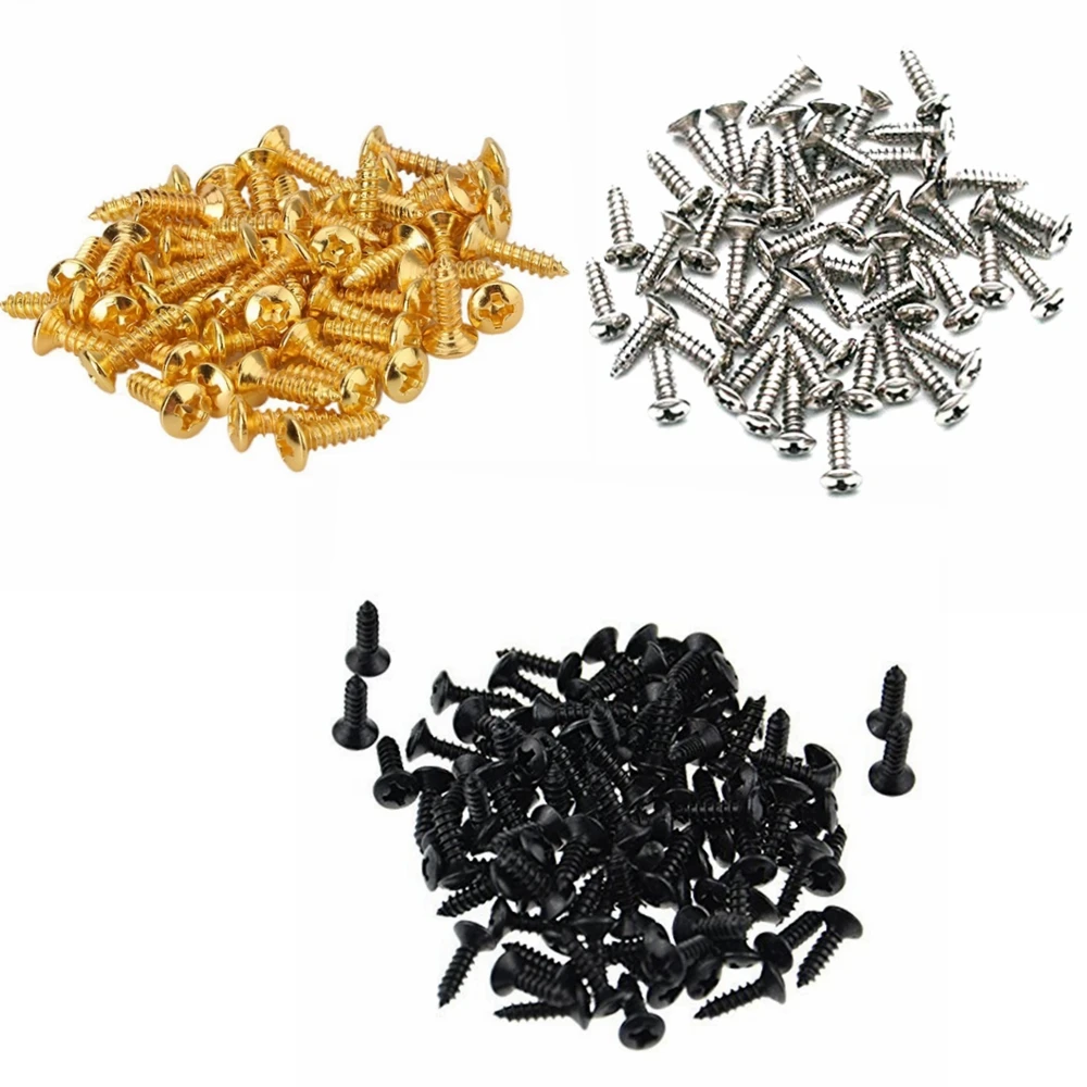 50 Pcs Electric Guitar Bass Pickguard Mounting Screws for FD ST TL LP SG Guitar Bass
50 Pcs Electric Guitar Bass Pickguard Mounting Screws for FD ST TL LP SG Guitar Bass