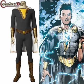 Cosplaydiy Grey Shazam Cosplay Halloween Costume Shazam Family Superhero Eugene Choi full set Outfit boots Customized Jumpsuit
Cosplaydiy Grey Shazam Cosplay Halloween Costume Shazam Family Superhero Eugene Choi full set Outfit boots Customized Jumpsuit