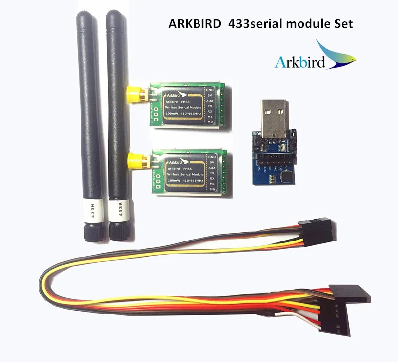 Arkbird GCS 433MHz Data Transportation Serial Module (Compatible with Arkbird 2.0/2.0 Lite Autopilot)
Arkbird GCS 433MHz Data Transportation Serial Module (Compatible with Arkbird 2.0/2.0 Lite Autopilot)