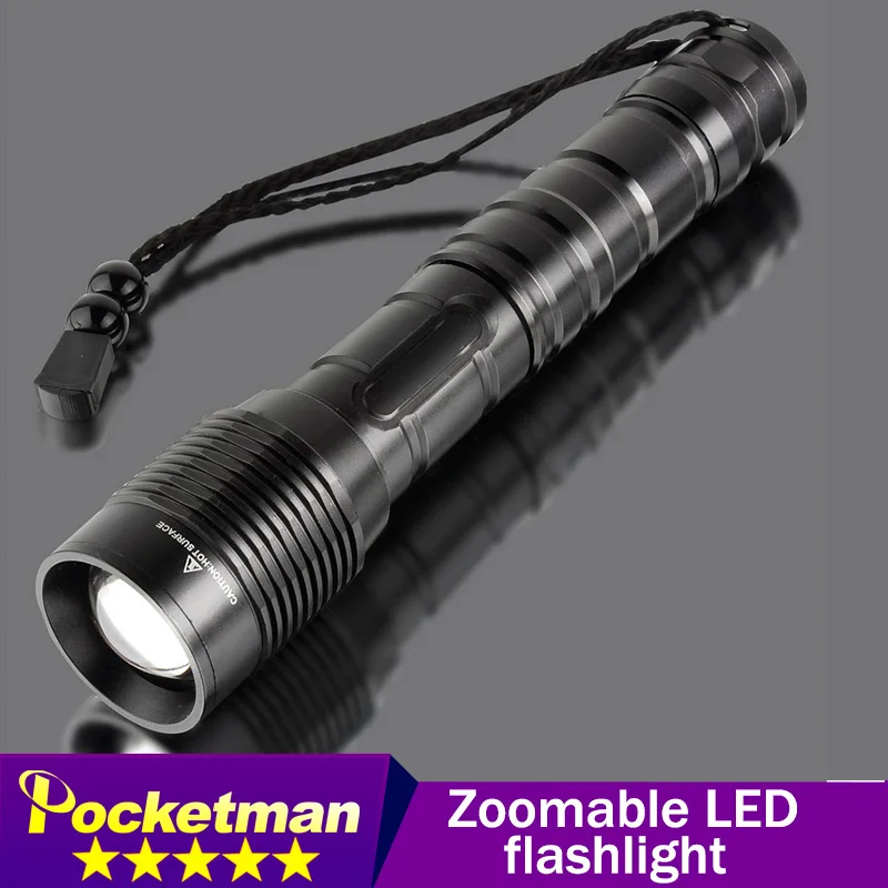 CREE XM-L T6 4000Lumens 5-Mode Zoom LED Flashlight Torch light suitable 18650 batteryTelescopic FREE SHIPPING
CREE XM-L T6 4000Lumens 5-Mode Zoom LED Flashlight Torch light suitable 18650 batteryTelescopic FREE SHIPPING
