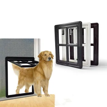 Pet screen door cat and dog door grazing golden hair size dog in and out of the door to prevent mosquitoes
Pet screen door cat and dog door grazing golden hair size dog in and out of the door to prevent mosquitoes