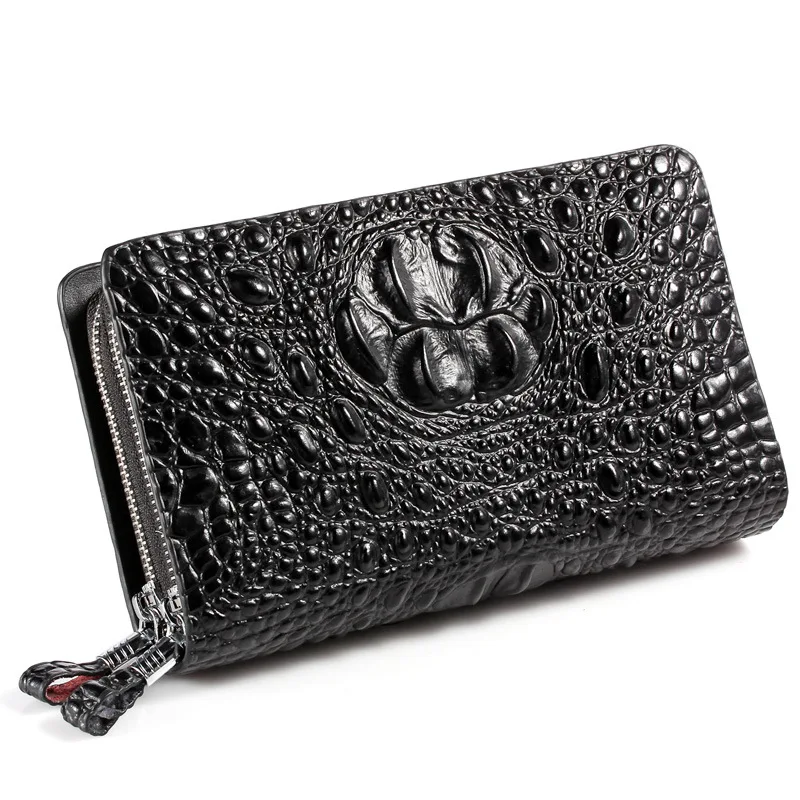 Famous design Men's Clutch Bag Business wallet Crocodile Handbags Cowhide Embossed Men's purse Card Holder Wallet cell phone bag
Famous design Men's Clutch Bag Business wallet Crocodile Handbags Cowhide Embossed Men's purse Card Holder Wallet cell phone bag