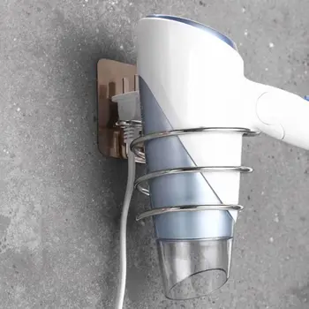 Hair Dryer Holder Blower Organizer Adhesive Wall Mounted Nail Free No Drilling Stainless Steel Spiral Stand For Bathroom JAN-17
Hair Dryer Holder Blower Organizer Adhesive Wall Mounted Nail Free No Drilling Stainless Steel Spiral Stand For Bathroom JAN-17
