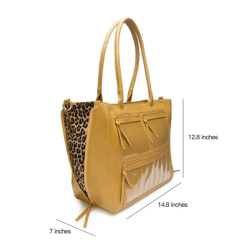 Solid Black Essential Tote With Trims Side Closure, Wholesale Large Spa Tote with Essential PVC Pockets DOM1010863A
Solid Black Essential Tote With Trims Side Closure, Wholesale Large Spa Tote with Essential PVC Pockets DOM1010863A