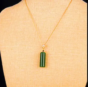Spinach Green jasper pendant women 925 silver inlaid and hetian jade cylindrical pendant
Spinach Green jasper pendant women 925 silver inlaid and hetian jade cylindrical pendant