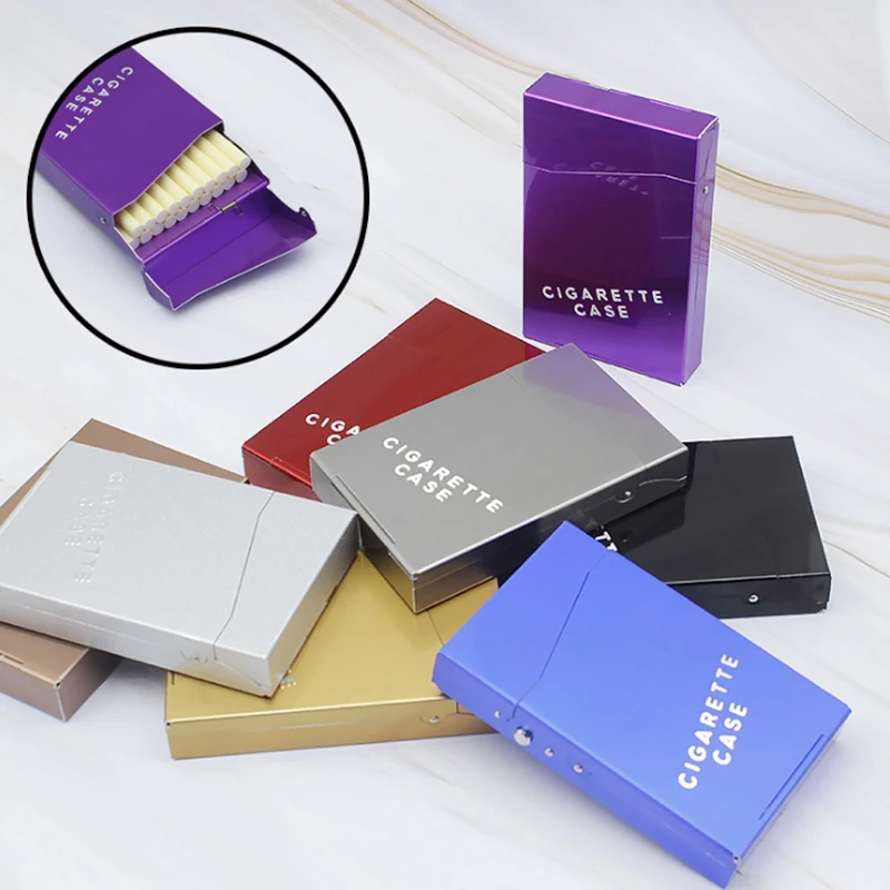 20 Regular Fine Smoke New Ultra Thin Fashion Pipes Creative Personality Cigaret Case Slim Metal Cigarette Box Cigarette Holder
20 Regular Fine Smoke New Ultra Thin Fashion Pipes Creative Personality Cigaret Case Slim Metal Cigarette Box Cigarette Holder