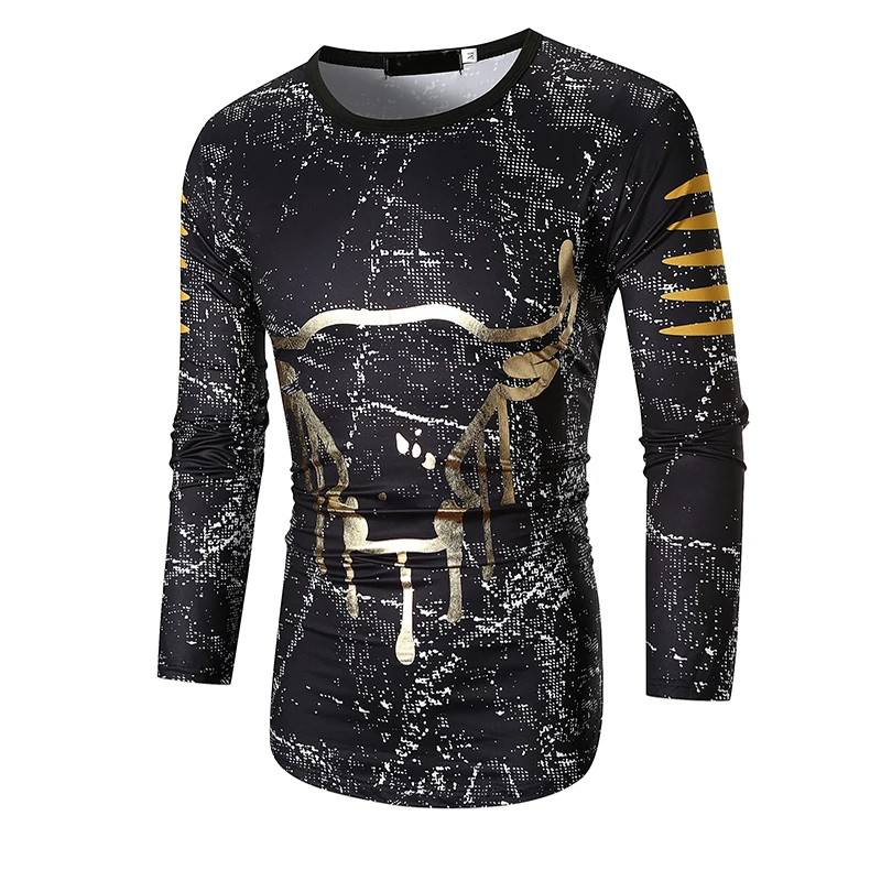 2019 High Quality new casual fashion Sleeve O-Neck Sweatshirt men Regular Cotton Print ink ox head arc hem long sleeve hoody
2019 High Quality new casual fashion Sleeve O-Neck Sweatshirt men Regular Cotton Print ink ox head arc hem long sleeve hoody