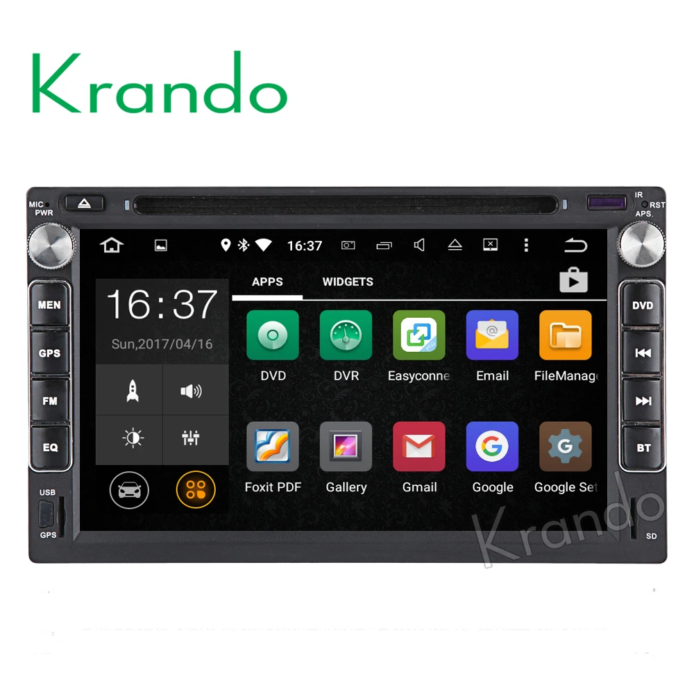 Krando 7" Android 7.1 car navigation multimedia system for Chery A3 A5 E5 V5 Tiggo QQ6 audio radio gps dvd player WIFI 3G DAB+
Krando 7" Android 7.1 car navigation multimedia system for Chery A3 A5 E5 V5 Tiggo QQ6 audio radio gps dvd player WIFI 3G DAB+