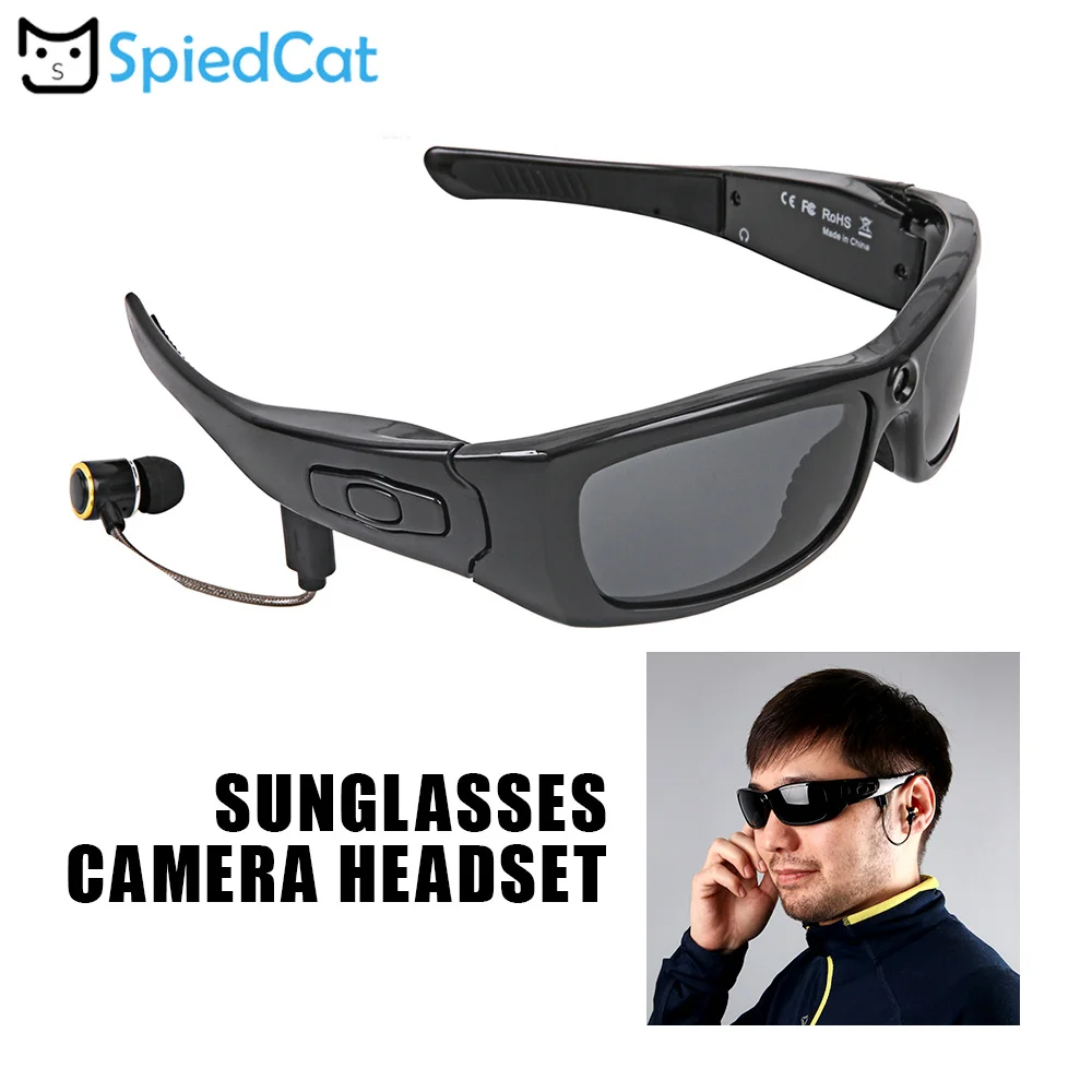 Multi-function Headset HD1080P Bluetooth MP3 Player Photo Video Recorder Mini DV Wearable Sunglasses Camera for Outdoor Sport
Multi-function Headset HD1080P Bluetooth MP3 Player Photo Video Recorder Mini DV Wearable Sunglasses Camera for Outdoor Sport