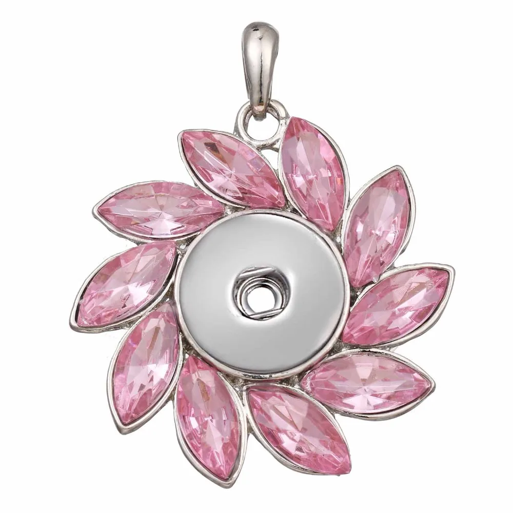 New Pink Crystal 18mm Metal Snap Pendant Women DIY Pendants Accessories Jewelry fit Snap Jewelry Necklace for women
New Pink Crystal 18mm Metal Snap Pendant Women DIY Pendants Accessories Jewelry fit Snap Jewelry Necklace for women