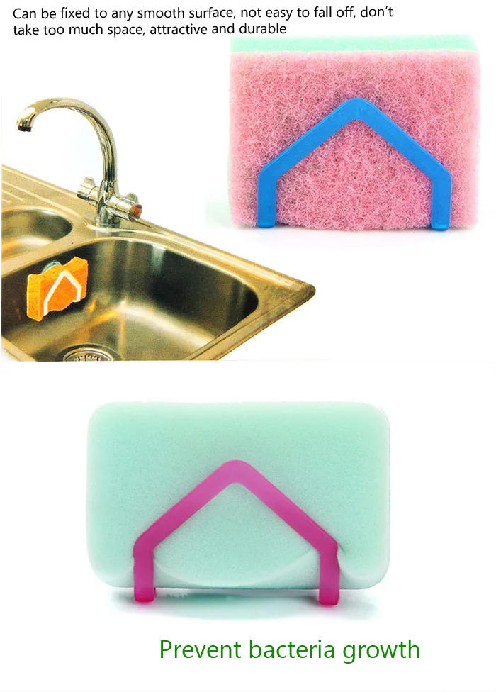 Kitchen Dishcloth Spong Holder Rack Clip Suction Sink Holder Kitchen Tool