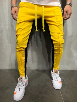 Fashion brand mens joggers with striped patchwork hip hop style sweatpants casual cool high street pancil pants
Fashion brand mens joggers with striped patchwork hip hop style sweatpants casual cool high street pancil pants