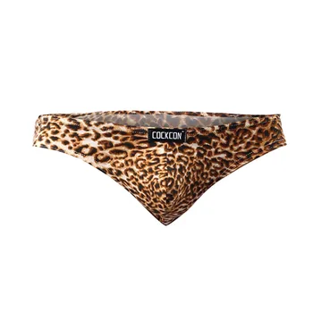 Fashionable Mens Briefs Sexy G-string Underwear Leopard Panties Comfortable Breathable Nylon Casual Underpants F300323
Fashionable Mens Briefs Sexy G-string Underwear Leopard Panties Comfortable Breathable Nylon Casual Underpants F300323