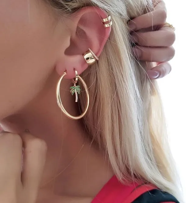 New Fashion statement earrings 2019 Round charm Geometric For Women CZ SHINY Hanging Dangle Drop Earings modern Jewelry | Украшения и